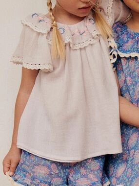Louise Misha Antoinette Blouse & Vallaloid Shorts